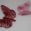 Butterfly:
Cast glass buttterflies. Measure 2.5Lx3W. Available in a variety of colors. 